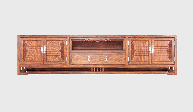 五指山刺猬紫檀电视柜低柜现代中式全实木电视柜客厅高低柜